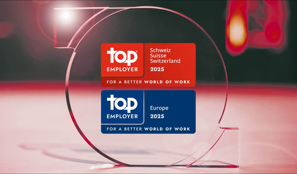 2025 Auszeichnung Top Employer Switzerland und Top Employer Europe