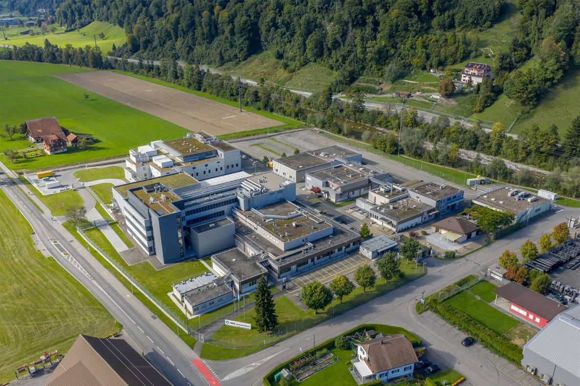 Photo: Drohne Aufnahme der MSD-Niederlassung Schachen