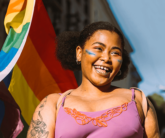 People at a Pride Month ParadeMonth Parade