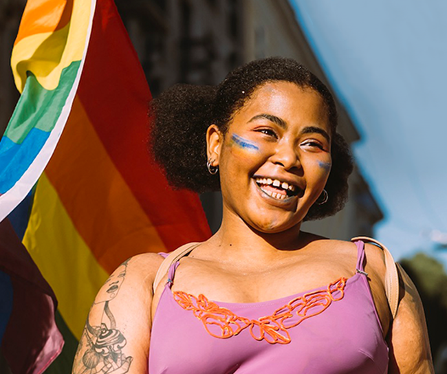 People at a Pride Month ParadeMonth Parade