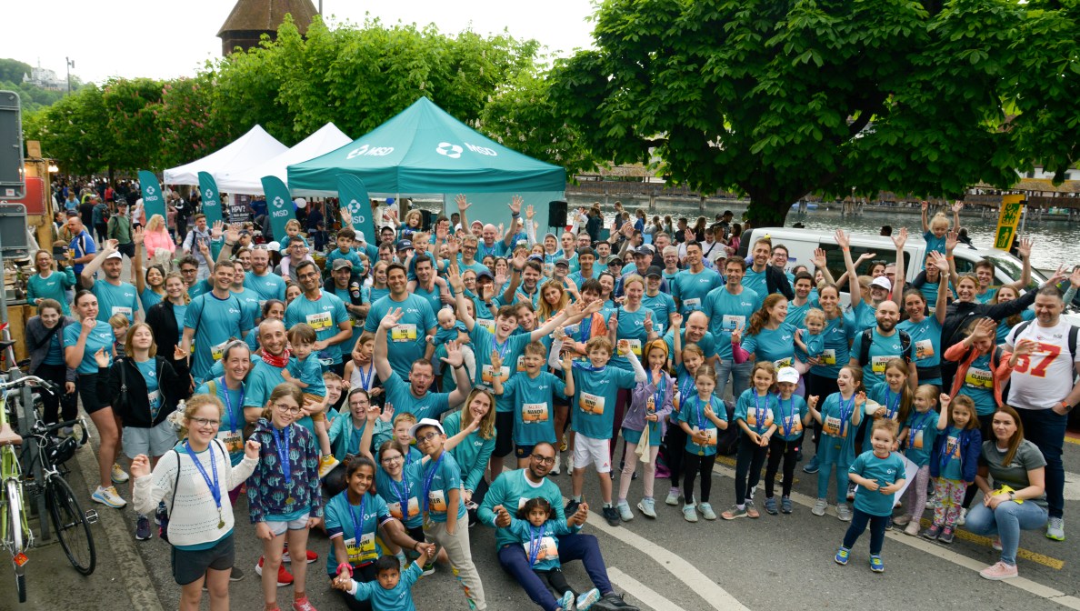 MSD team at the Luzerner Stadtlauf 2025