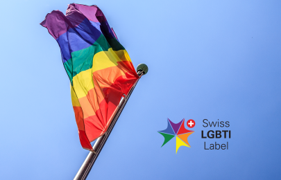 Drapeau et logo LGBTI