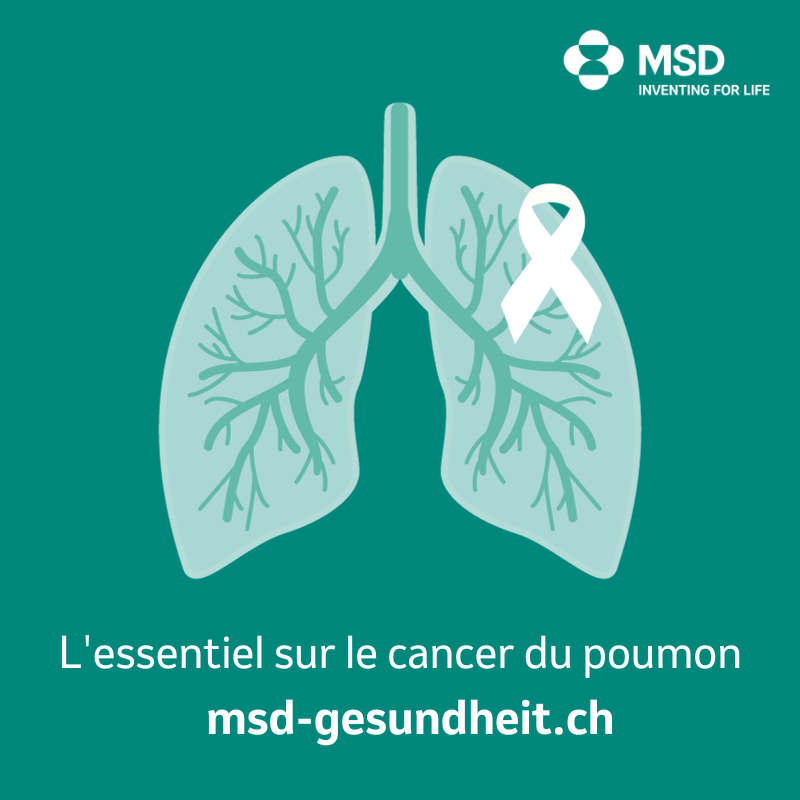 Image : Site web pour le cancer du poumon dans le portail des patient(e)s MSD
