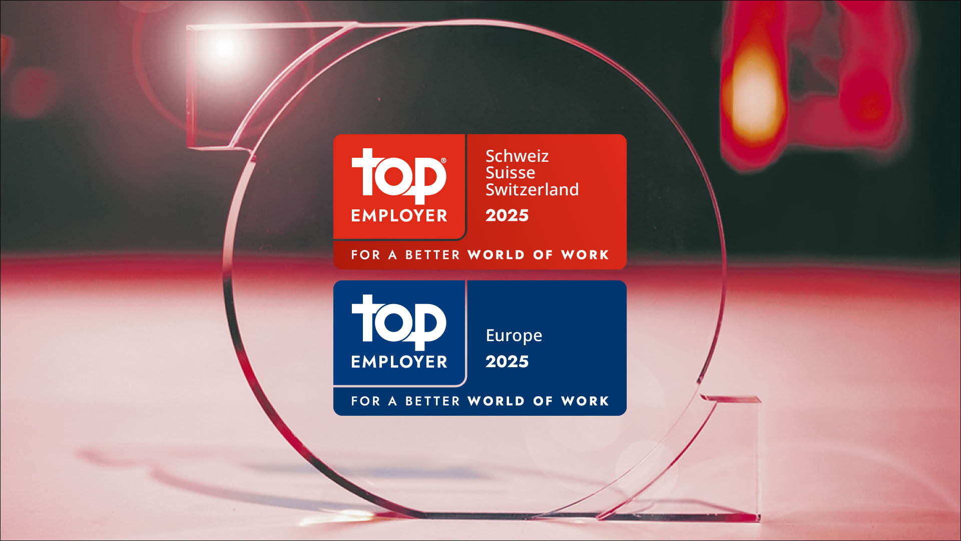 2025 Prix Top Employer Switzerland et Top Employer Europe