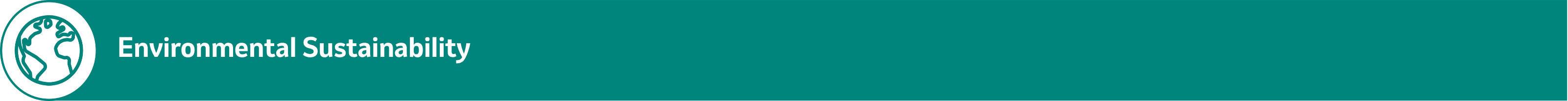Image: banner Environmental Sustainability