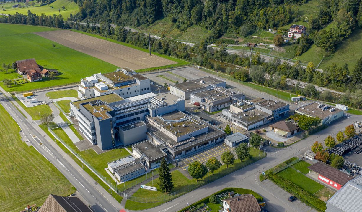 Photo: prise de vue par drone de la MSD-Succursale de Schachen